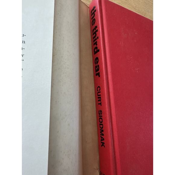 The Third Ear, Curt Siodmak BC/HC/DJ/First Edition 1971 Sci Fiction VTG - Picture 7 of 11